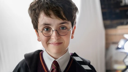 Primera foto oficial de Dominic McLaughlin como Harry Potter en el inicio del rodaje de la serie Primera foto oficial de Dominic McLaughlin como Harry Potter en el inicio del rodaje de la serie