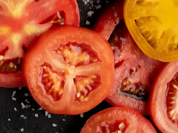 Tomates aliñados Tomates aliñados