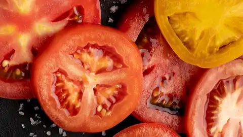 Tomates aliñados Tomates aliñados