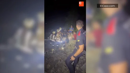 Los niños rescatados tras perderse en la montaña Los niños rescatados tras perderse en la montaña