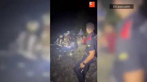 Los niños rescatados tras perderse en la montaña Los niños rescatados tras perderse en la montaña