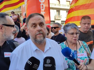 El presidente de ERC, Oriol Junqueras