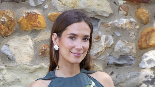 Mar&iacute;a Pombo en el bautizo de sus sobrinas