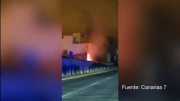 VÍDEO: El incendio después de que un joven prendiese fuego a su novia