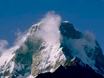 Montaña Huascarán, en Perú