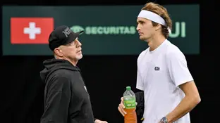 Boris Becker y Alexander Zverev Boris Becker y Alexander Zverev