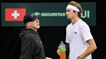Boris Becker y Alexander Zverev