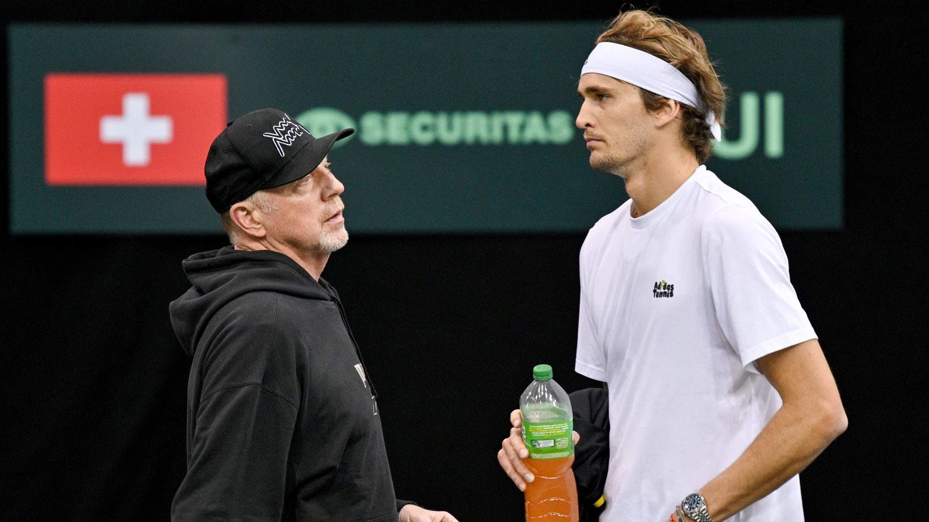 Boris Becker y Alexander Zverev Boris Becker y Alexander Zverev