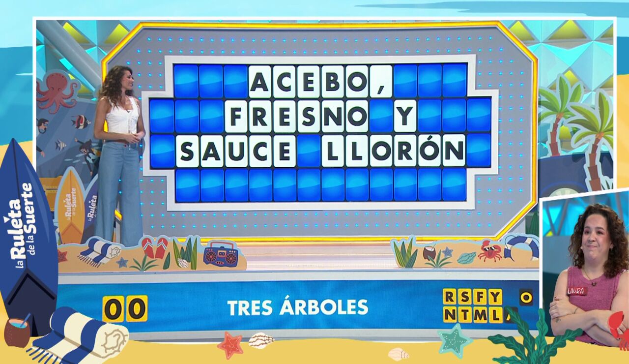 ¡Qué desastre! El nombre de un árbol le juega una mala pasada a Laura en el panel final