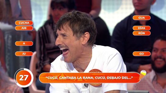 &iexcl;Sobre la campana! Manu, Carlos Chamarro y Ainhoa Arbizu protagonizan unas Palabras Cruzadas desternillantes