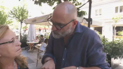 Raúl García en Espejo Público. Raúl García en Espejo Público.