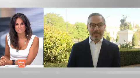 Juan Bravo en Espejo Público. Juan Bravo en Espejo Público.