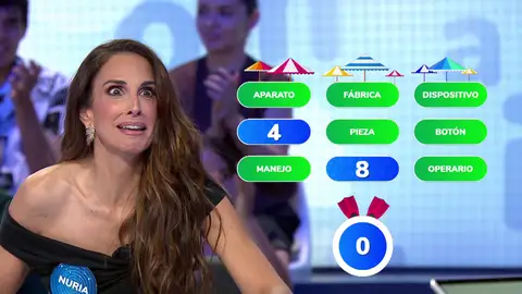Nuria Fergó se atasca en el momento decisivo de una prueba Nuria Fergó se atasca en el momento decisivo de una prueba