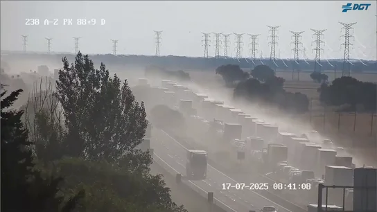 Cortada la A2 Cortada la A2