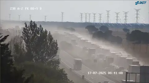 Cortada la A2 Cortada la A2