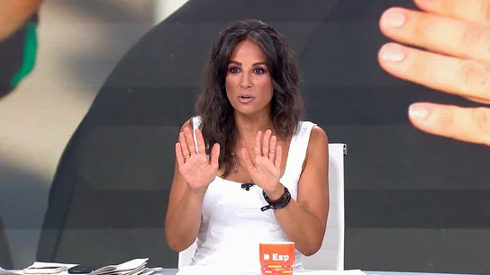 Lorena García en Espejo Público. Lorena García en Espejo Público.