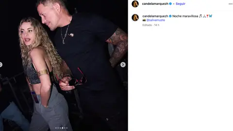 Candela Márquez y Alejandro Sanz en el concierto de Juan Luis Guerra Candela Márquez y Alejandro Sanz en el concierto de Juan Luis Guerra