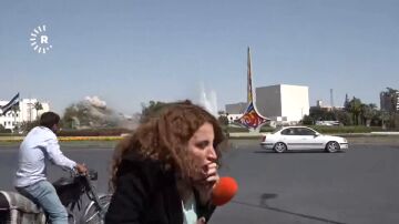 Bombardeo en Damasco