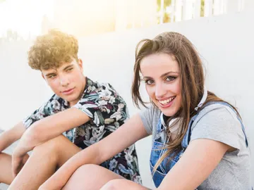 Pareja de adolescentes Pareja de adolescentes