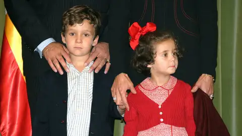 Victoria Federica y Froilán de pequeños Victoria Federica y Froilán de pequeños