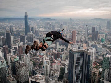 Salto BASE, en una foto de archivo
