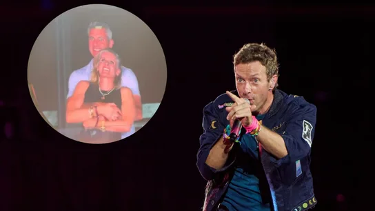 Imagen de archivo de Chris Martin durante su concierto con Coldplay en Boston. Imagen de archivo de Chris Martin durante su concierto con Coldplay en Boston.