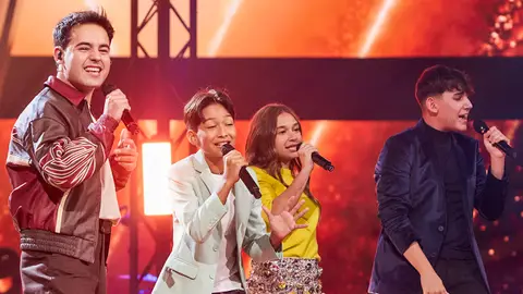 DePol canta con los semifinalistas de Lola y Bisbal y se gana el corazón del público DePol canta con los semifinalistas de Lola y Bisbal y se gana el corazón del público