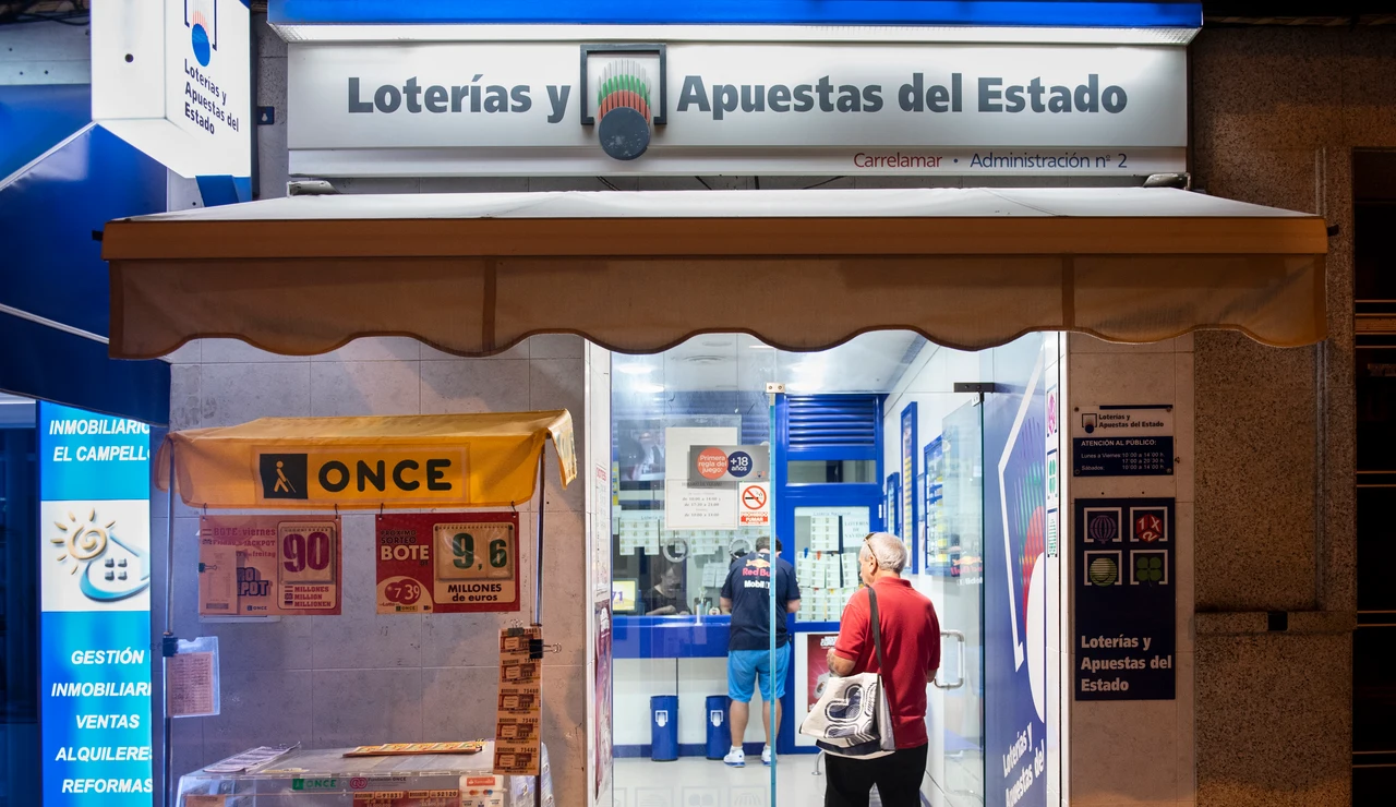 Imagen de archivo de una administración de Loterías y Apuestas del Estado.