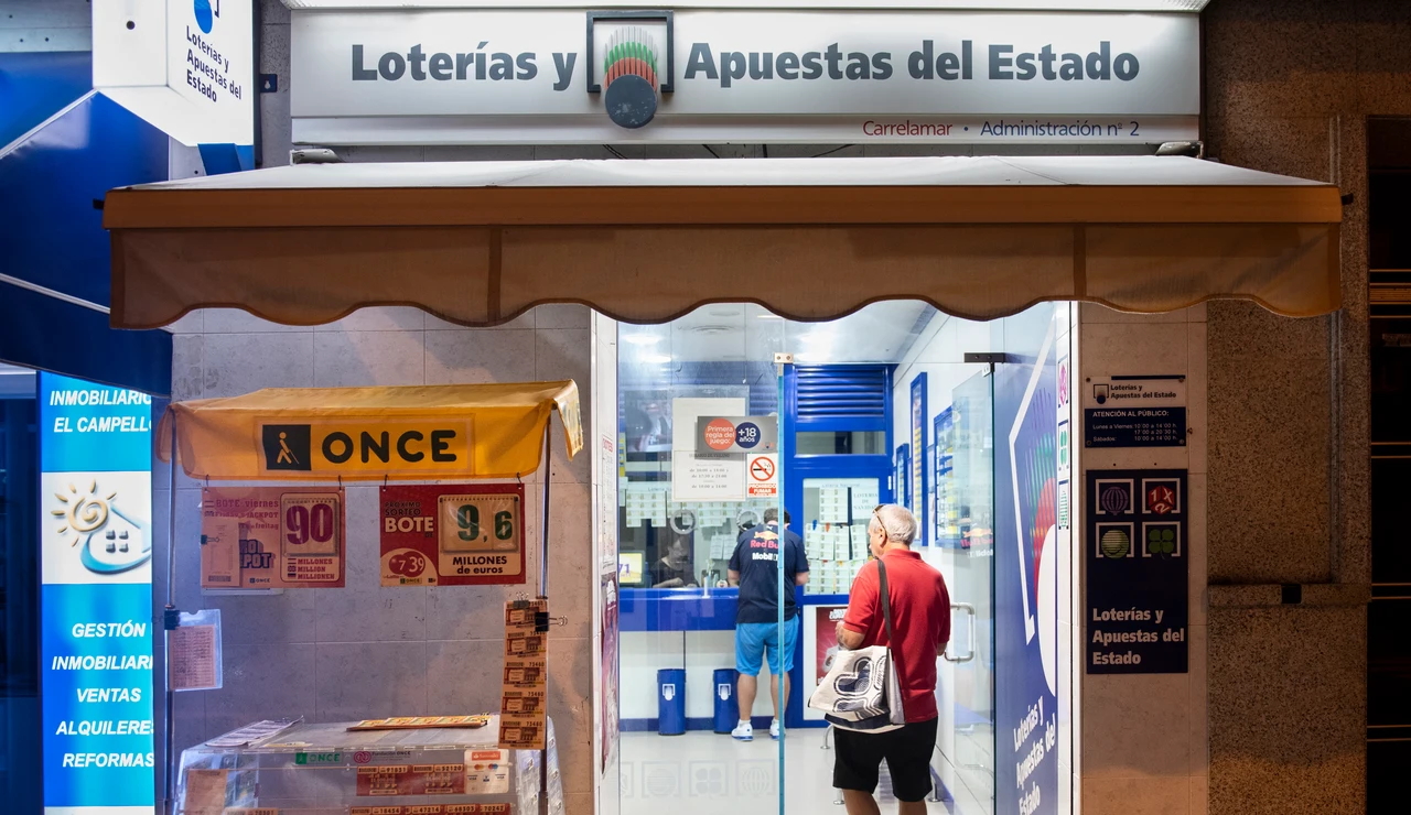 Imagen de archivo de una administración de Loterías y Apuestas del Estado.