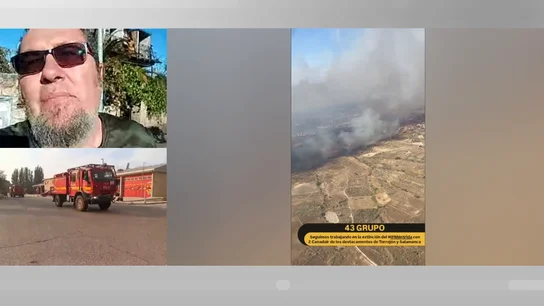 Afectados por el incendio de Méntrida. Afectados por el incendio de Méntrida.
