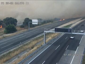 Carreteras en el incendio Toledo