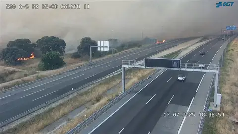 Carreteras en el incendio Toledo INCENDIO FORESTAL