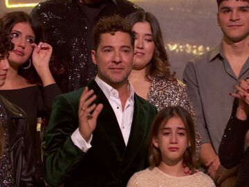 David Bisbal con sus talents finalistas