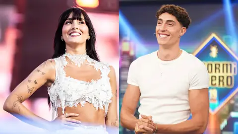 Aitana durante su concierto en Barcelona y Plex en El Hormiguero Aitana durante su concierto en Barcelona y Plex en El Hormiguero