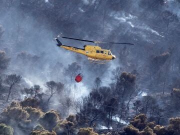 Imagen del incendio en Badajoz