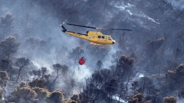 Imagen del incendio en Badajoz
