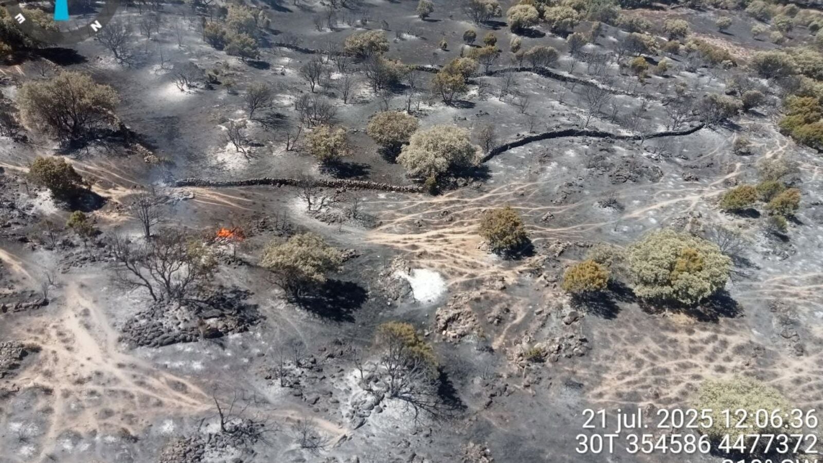 La situación de los incendios en España: Navaluenga desciende a nivel cero y Viladecans se estabiliza