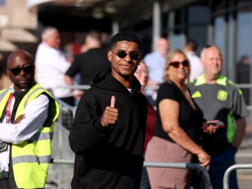 El futbolista inglés Marcus Rashford