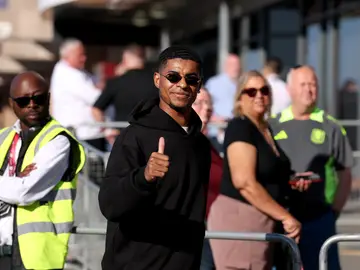 El futbolista inglés Marcus Rashford El futbolista inglés Marcus Rashford