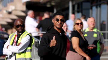 El futbolista inglés Marcus Rashford