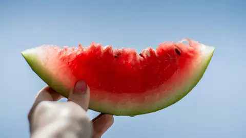 Trozo de sandía Trozo de sandía