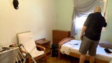 El interior de la vivienda okupada