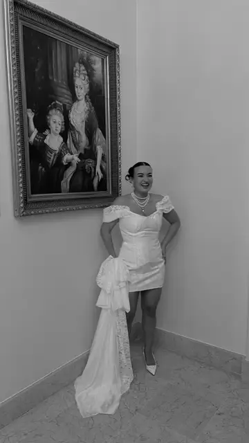 El segundo vestido nupcial de Eme de Amores El segundo vestido nupcial de Eme de Amores