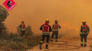 Efectivos en el incendio forestal de Ibi Efectivos en el incendio forestal de Ibi