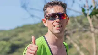 El triatleta José Luis González El triatleta José Luis González