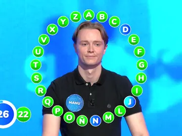 Victoria de Manu en El Rosco para celebrar su programa 300 en Pasapalabra: ¡a por el bote de 1.894.000 euros! Victoria de Manu en El Rosco para celebrar su programa 300 en Pasapalabra: ¡a por el bote de 1.894.000 euros!