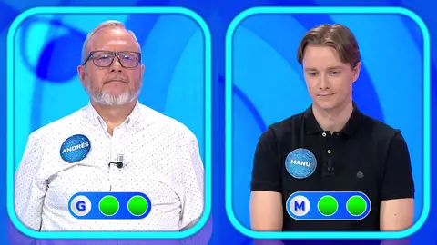 Manu, como un espartano en la Silla Azul: duelo trascendental para alcanzar su 300 en Pasapalabra Manu, como un espartano en la Silla Azul: duelo trascendental para alcanzar su 300 en Pasapalabra
