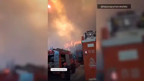Incendio Grecia Incendio Grecia