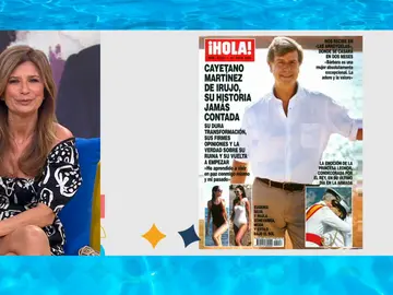 Gema López sobre la portada de 'Hola' de Cayetano Martinez de Irujo Gema López sobre la portada de 'Hola' de Cayetano Martinez de Irujo