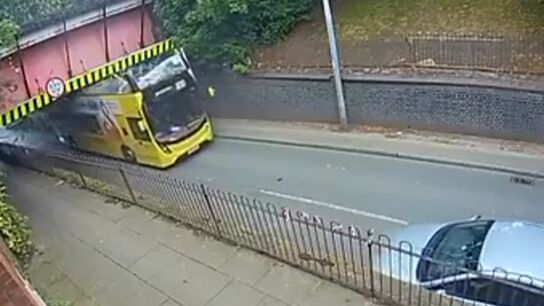 Accidente de autob&uacute;s